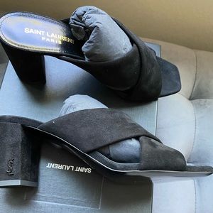 YSL lou lou mule sandal